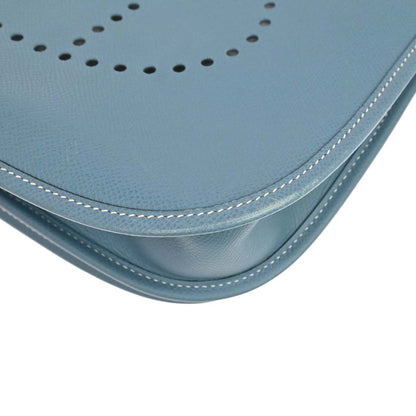 Hermes Blue Jean Epsom Evelyne 2 29 PM Shoulder Bag