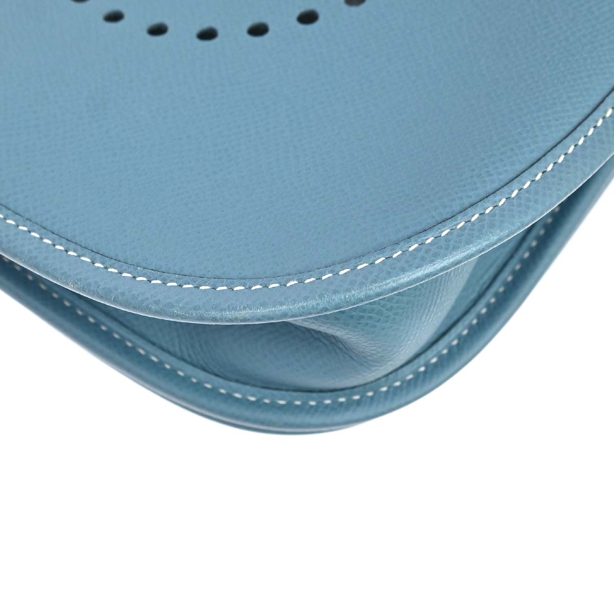 Hermes Blue Jean Epsom Evelyne 2 29 PM Shoulder Bag