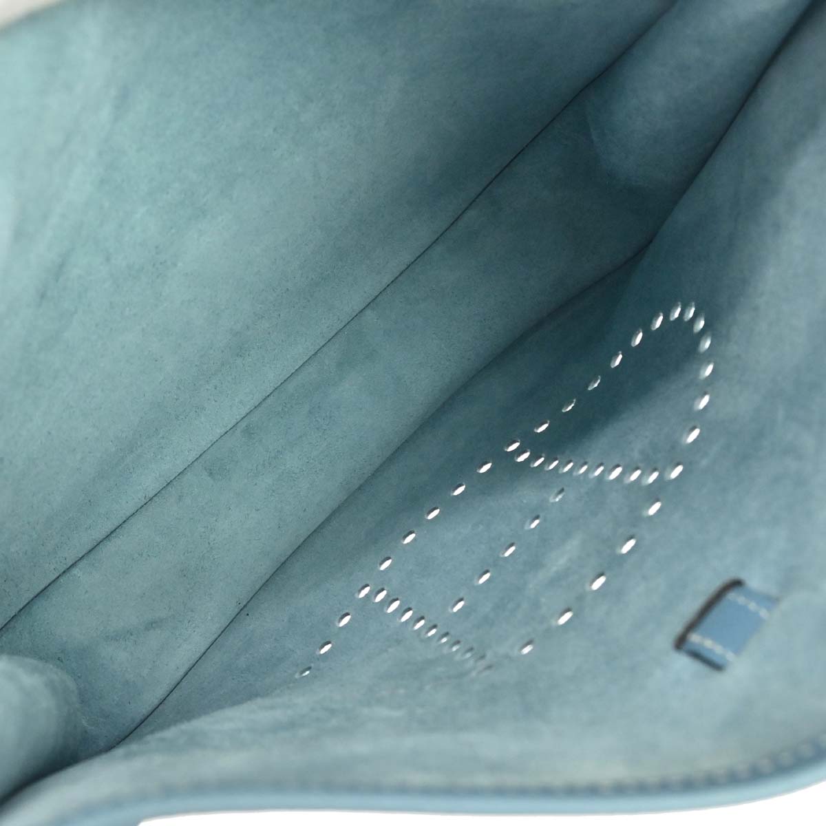 Hermes Blue Jean Epsom Evelyne 2 29 PM Shoulder Bag