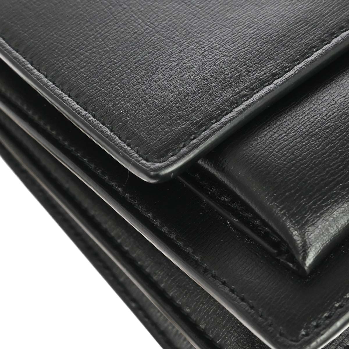 Saint Laurent Black Calfskin Sunset Shoulder Bag