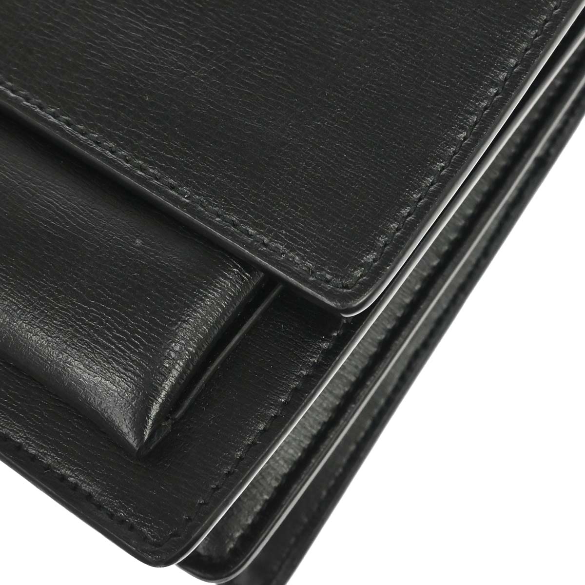 Saint Laurent Black Calfskin Sunset Shoulder Bag