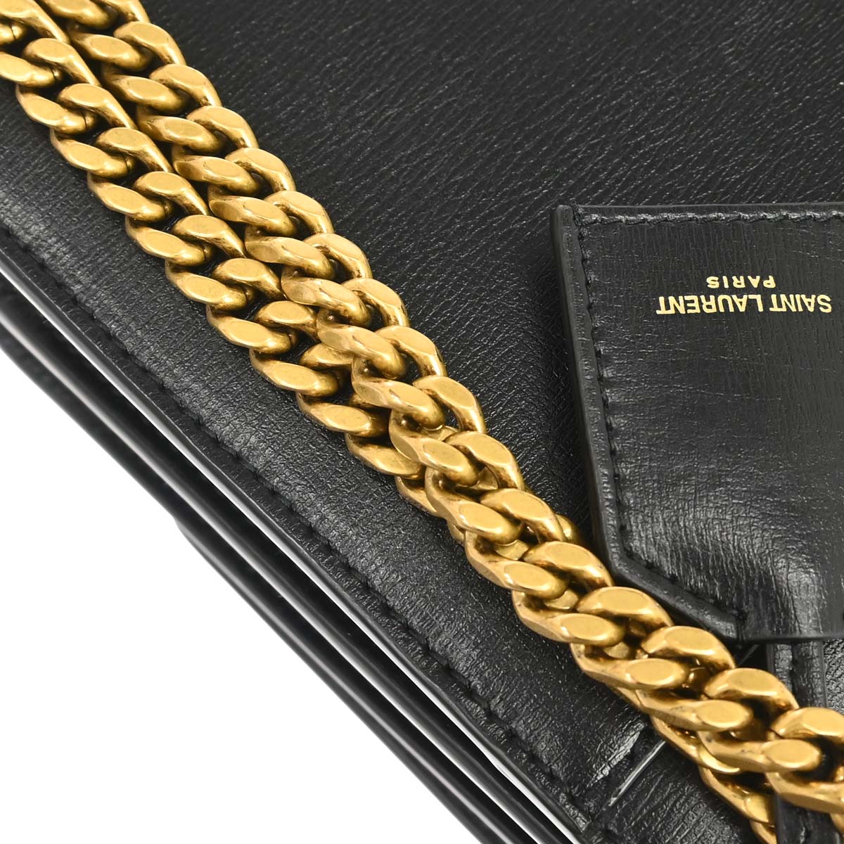 Saint Laurent Black Calfskin Sunset Shoulder Bag