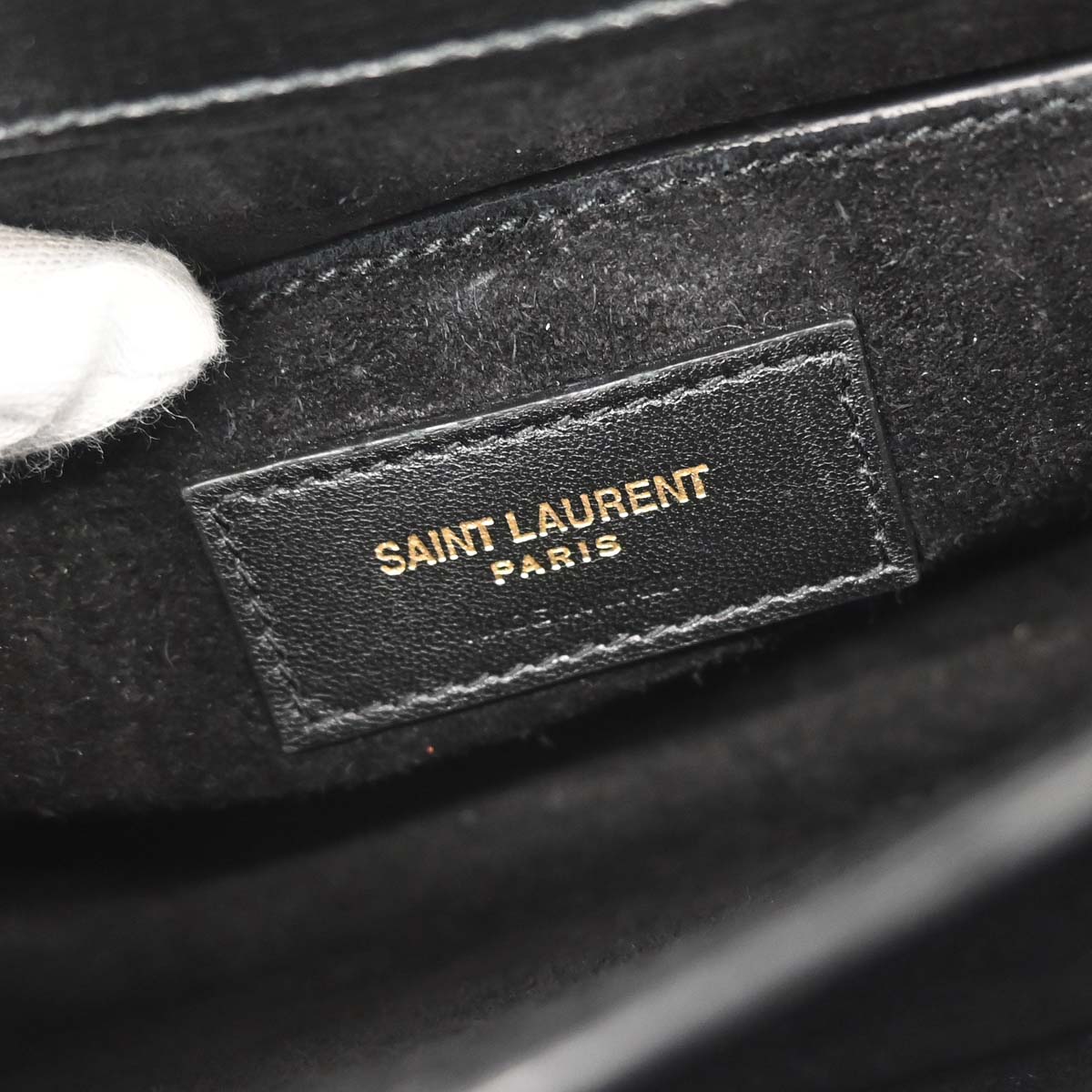 Saint Laurent Black Calfskin Sunset Shoulder Bag