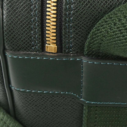 Louis Vuitton 1997 Green Taiga Reporter PM Shoulder Bag M30154