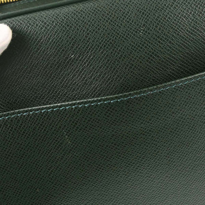 Louis Vuitton 1997 Green Taiga Reporter PM Shoulder Bag M30154