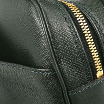 Louis Vuitton 1997 Green Taiga Reporter PM Shoulder Bag M30154