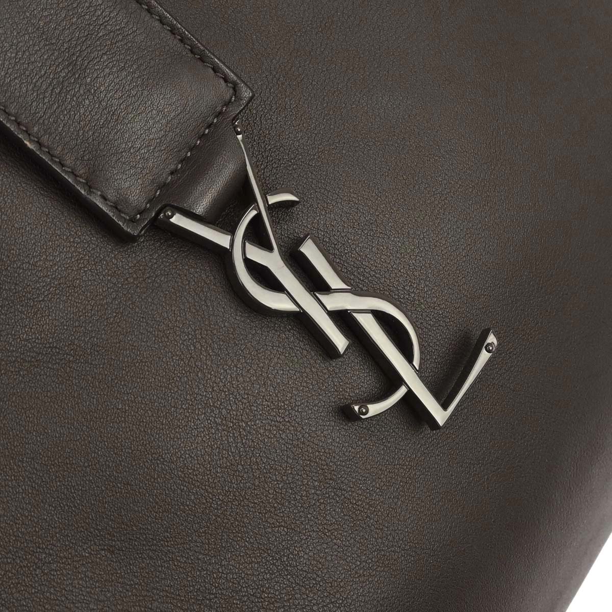 Saint Laurent Brown Downtown 2way Shoulder Handbag