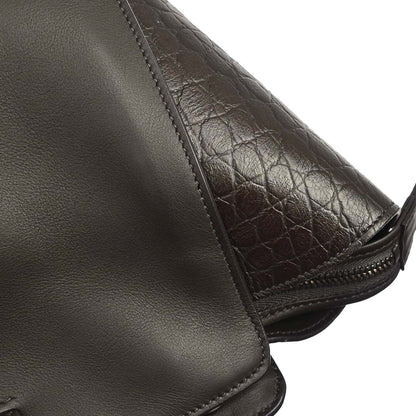 Saint Laurent Brown Downtown 2way Shoulder Handbag