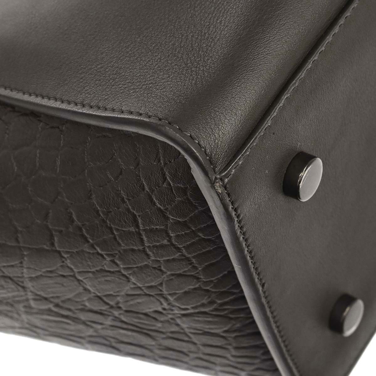 Saint Laurent Brown Downtown 2way Shoulder Handbag