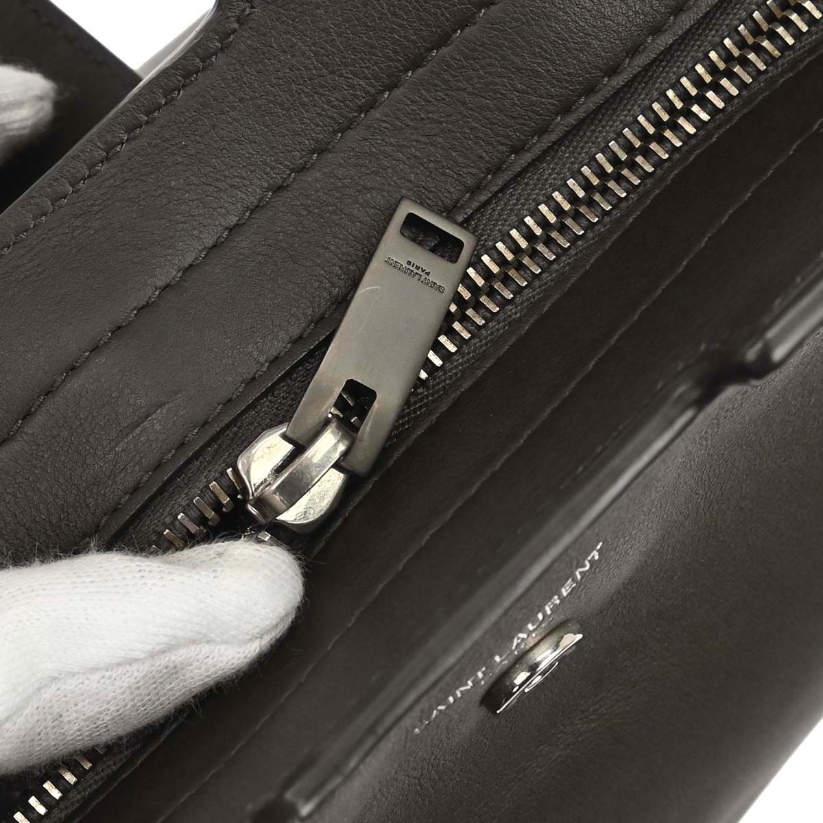 Saint Laurent Brown Downtown 2way Shoulder Handbag