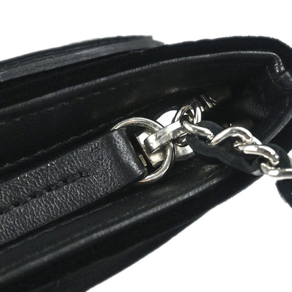 Chanel 2005-2006 Black Velvet Camellia No.5 CC Handbag