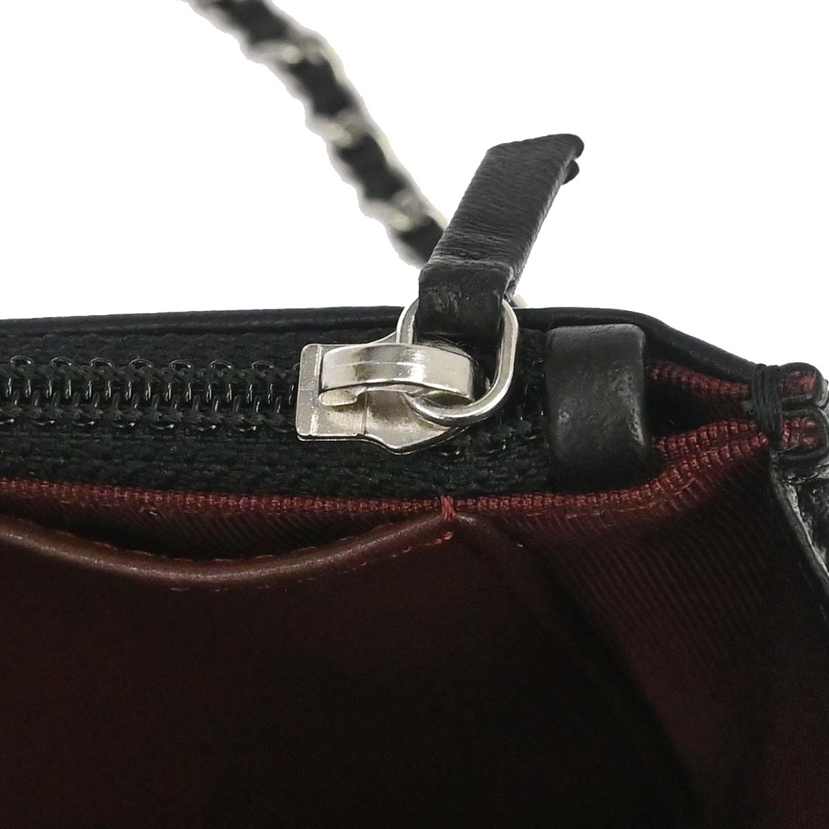 Chanel 2013-2014 Black Lambskin Classic WOC Wallet on Chain Bag