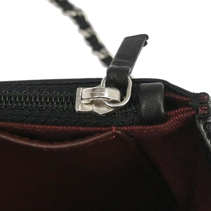 Chanel 2013-2014 Black Lambskin Classic WOC Wallet on Chain Bag