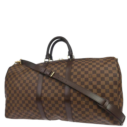 Louis Vuitton Damier Keepall Bandouliere 55 Duffle Bag N41414