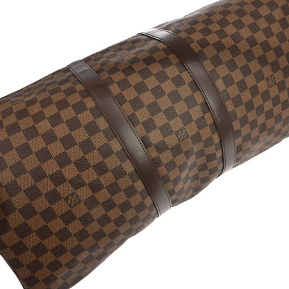 Louis Vuitton Damier Keepall Bandouliere 55 Duffle Bag N41414