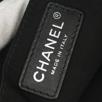 Chanel 2016-2017 Black Calfskin Waist Bum Bag