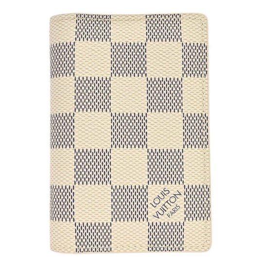 Louis Vuitton 2014 Damier Azur Organizer De Poche Cardholder N63144
