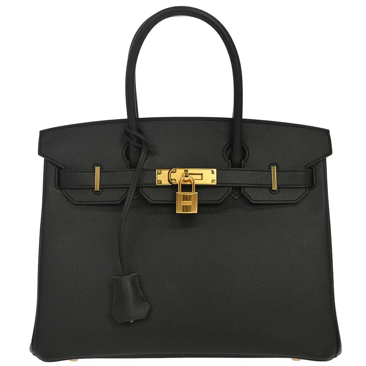 Hermes Black Epsom Birkin 30 Handbag