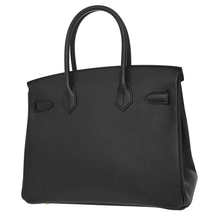 Hermes Black Epsom Birkin 30 Handbag