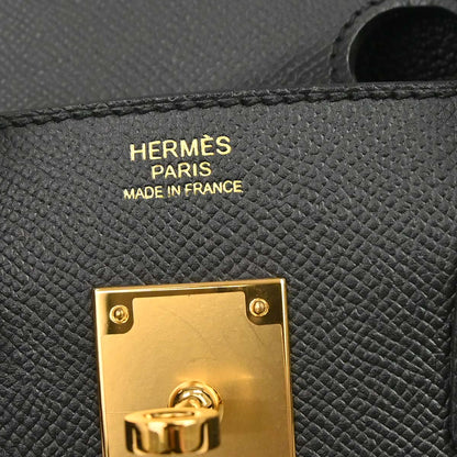 Hermes Black Epsom Birkin 30 Handbag