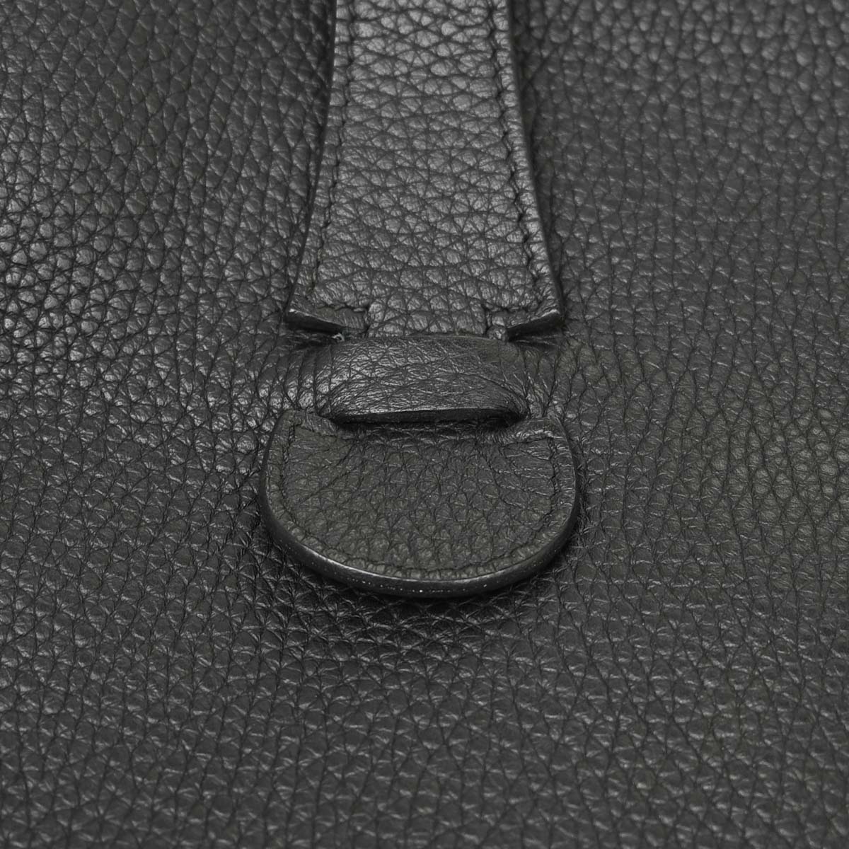 Hermes 2010 Black Taurillon Clemence Evelyne 3 41 TGM Shoulder Bag