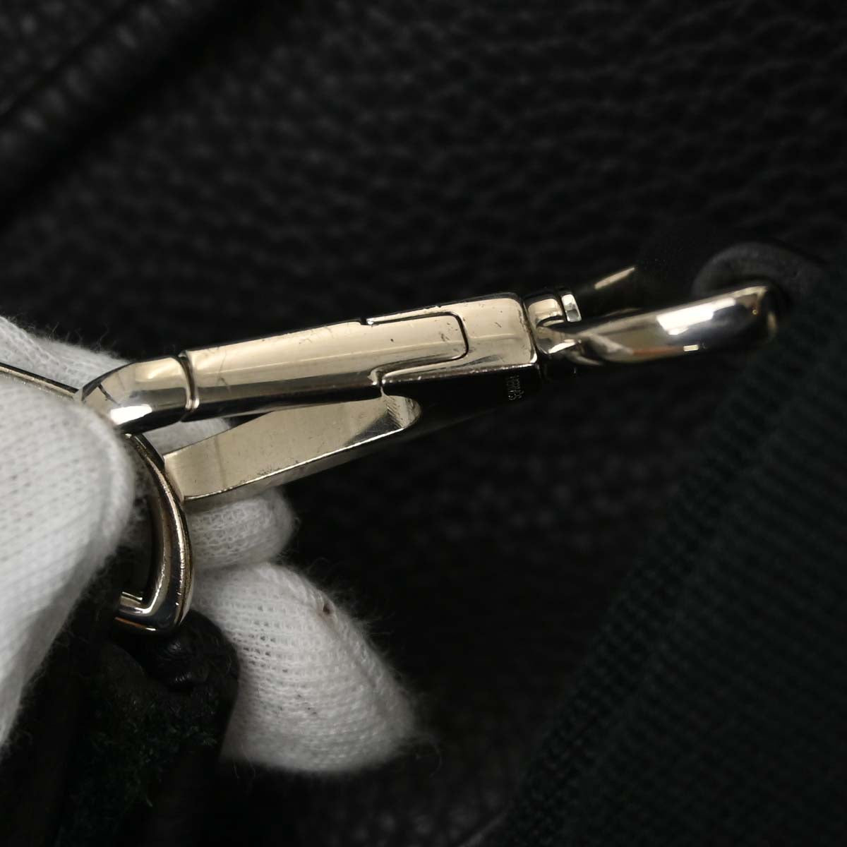 Hermes 2010 Black Taurillon Clemence Evelyne 3 41 TGM Shoulder Bag