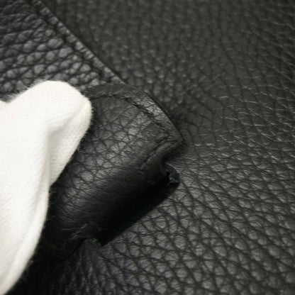 Hermes 2010 Black Taurillon Clemence Evelyne 3 41 TGM Shoulder Bag