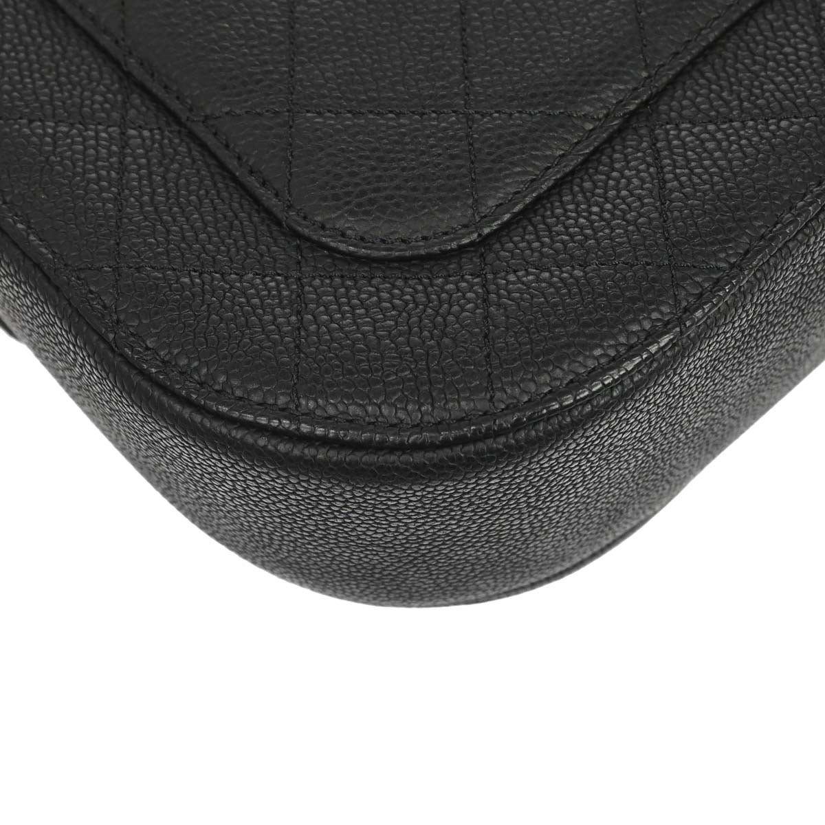 Chanel 2017 Black Caviar Skin Coco Cuba 2way Shoulder Handbag