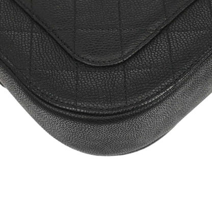 Chanel 2017 Black Caviar Skin Coco Cuba 2way Shoulder Handbag