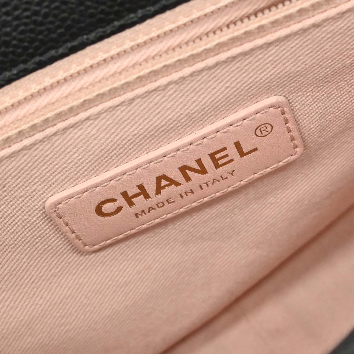 Chanel 2017 Black Caviar Skin Coco Cuba 2way Shoulder Handbag