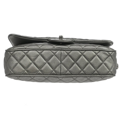 Chanel 2016-2017 Silver Lambskin Casual Rock Shoulder Bag