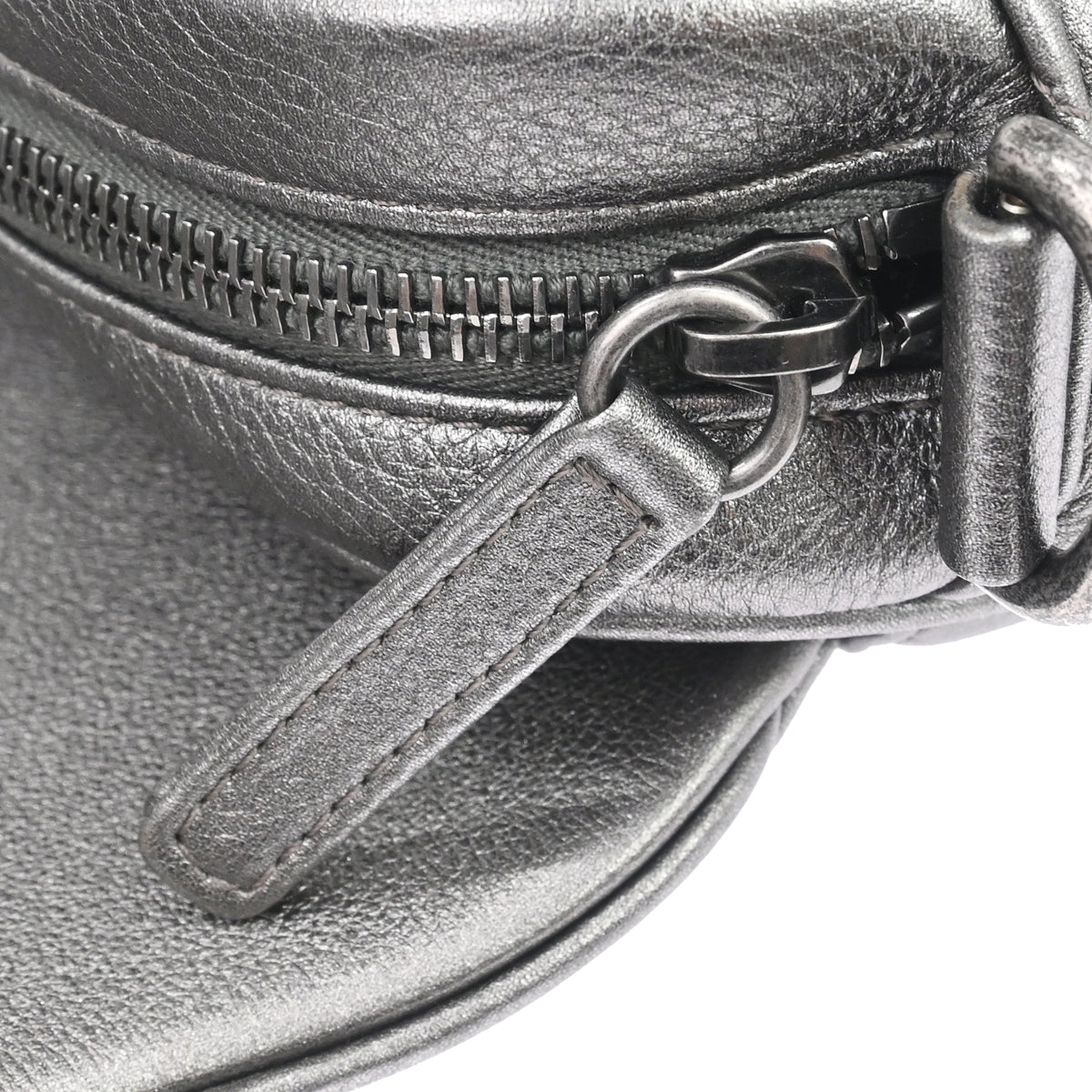 Chanel 2016-2017 Silver Lambskin Casual Rock Shoulder Bag