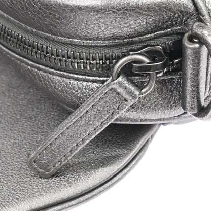 Chanel 2016-2017 Silver Lambskin Casual Rock Shoulder Bag