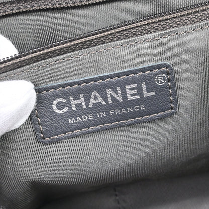 Chanel 2016-2017 Silver Lambskin Casual Rock Shoulder Bag