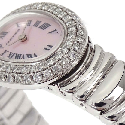 Cartier Mini Baignoire 18mm Ref.2369 Quartz Watch 18KWG Diamond