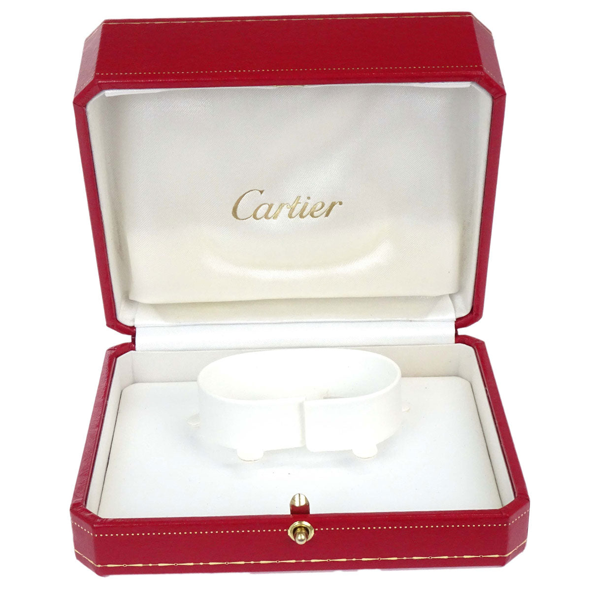Cartier * Must Tank SM 21mm Ref.2415 Quartz Watch SV925 Crocodile Brown