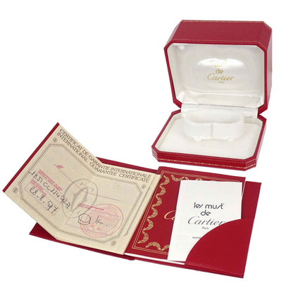 Cartier * Must Vendome Vermeil 22mm Ref.W1002253 Watch SV925 Crocodile