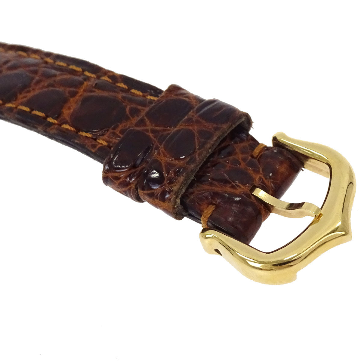 Cartier * Must Vendome Vermeil 22mm Ref.W1002253 Watch SV925 Crocodile