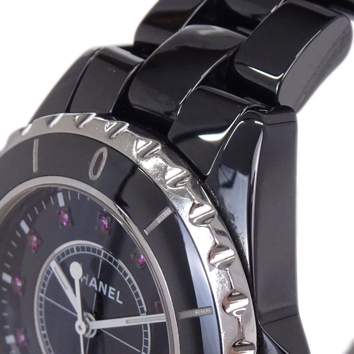Chanel J12 33mm Ref.H1634 Quartz Watch Ceramic Ruby Black