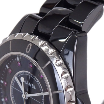 Chanel J12 33mm Ref.H1634 Quartz Watch Ceramic Ruby Black