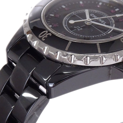 Chanel J12 33mm Ref.H1634 Quartz Watch Ceramic Ruby Black