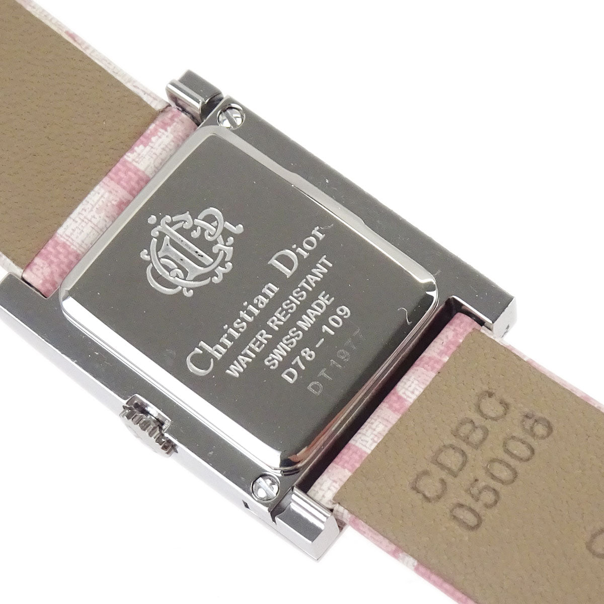 Christian Dior D78-109 Malice Watch SS Trotter Quartz