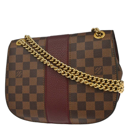 Louis Vuitton 2017 Damier Wight Chain Shoulder Bag N64420