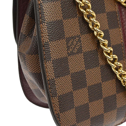 Louis Vuitton 2017 Damier Wight Chain Shoulder Bag N64420