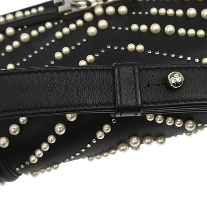 Boy Chanel 2019 Black Calfskin Costume Pearl Small Chain Shoulder Bag