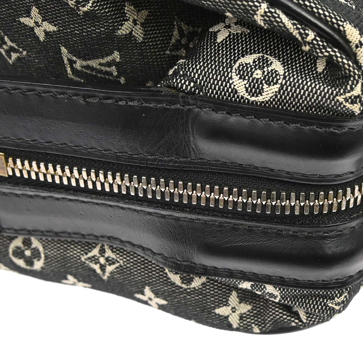 Louis Vuitton 2005 Black Monogram Mini Josephine PM Handbag M92049