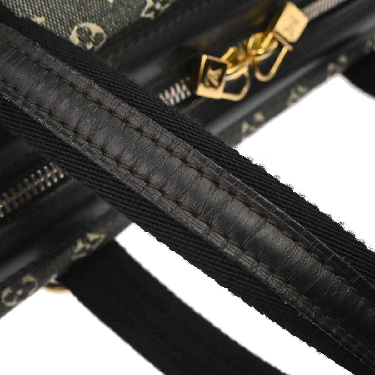Louis Vuitton 2005 Black Monogram Mini Josephine PM Handbag M92049