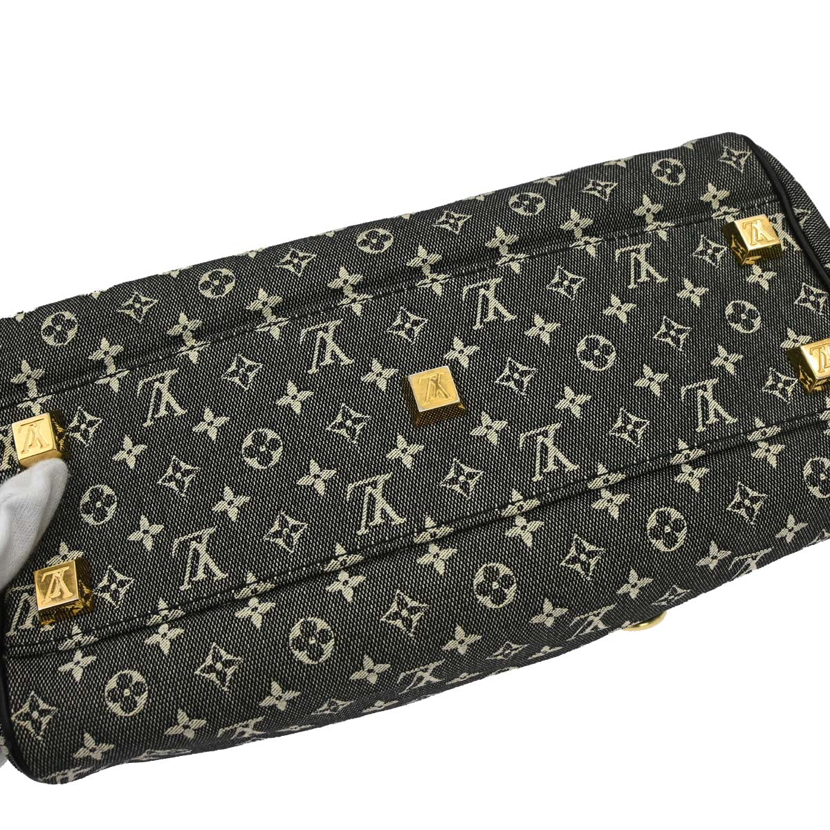 Louis Vuitton 2005 Black Monogram Mini Josephine PM Handbag M92049