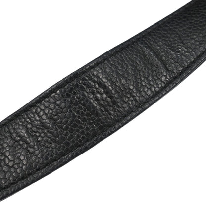 Chanel 2003-2004 Black Perforated Caviar Skin Tote Chain Handbag