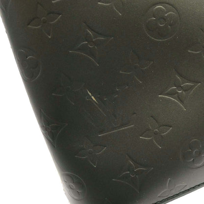 Louis Vuitton 2003 Black Monogram Mat Sutter Handbag M55165